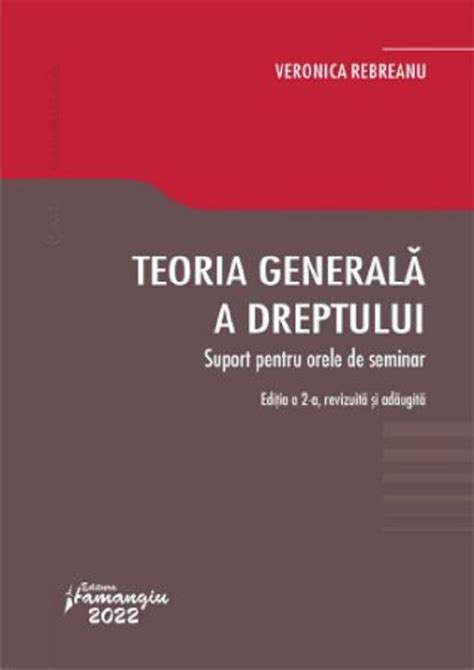 Teoria generala a dreptului. Suport pentru orele de seminar..